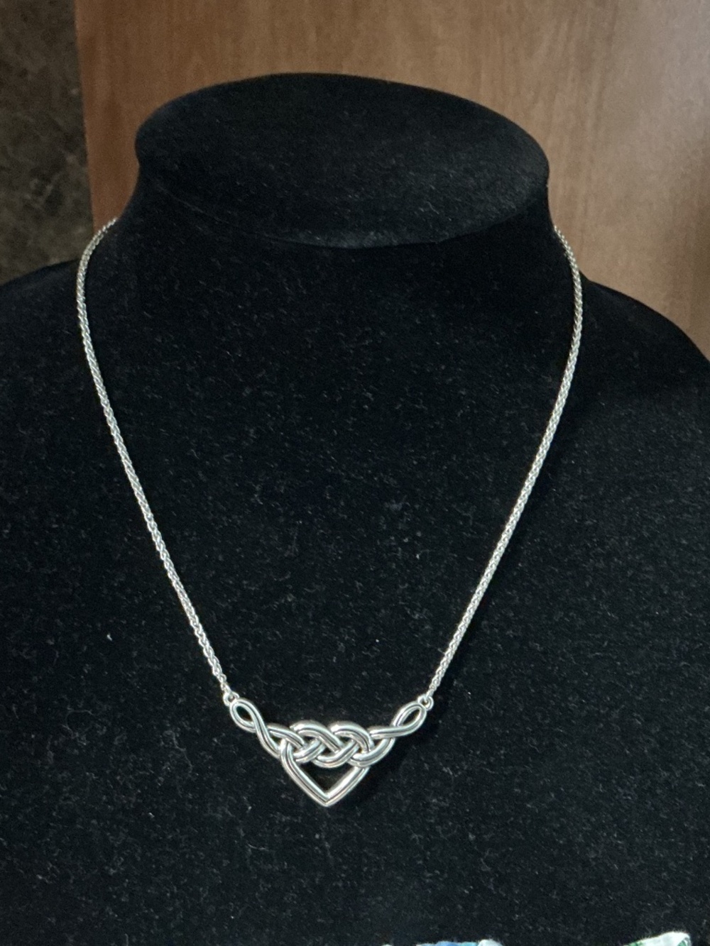 Brighton Interlok V Heart Necklace